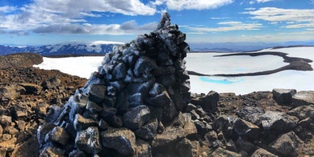 В Ісландії «поховали» льодовик Okjokull