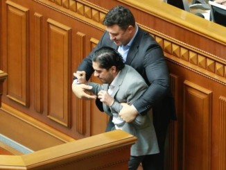 Тищенко насильно устранил Гео Лероса с трибуны Верховной Рады